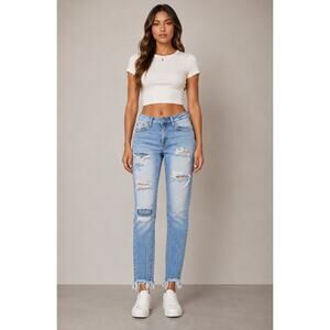 KanCan women's Distressed Skinny Jeans size 28